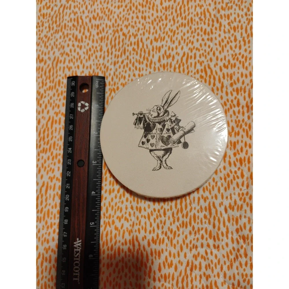 NWOT Alice 12 Pack Gift Paper Tags‎ 4 Designs 4 Inch Round